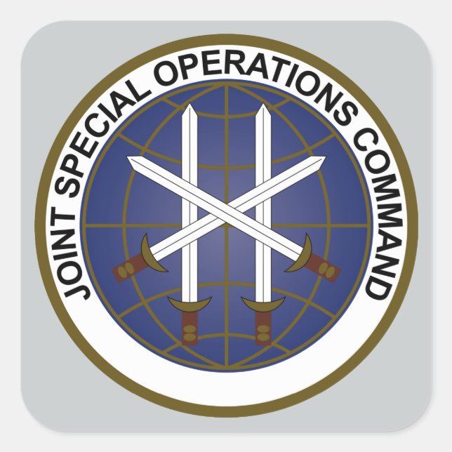 Joint Special Operations Command  JSOC Square Sticker (Front)