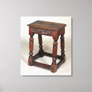 Joint stool canvas print