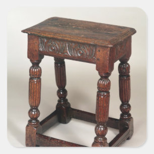 Joint stool square sticker
