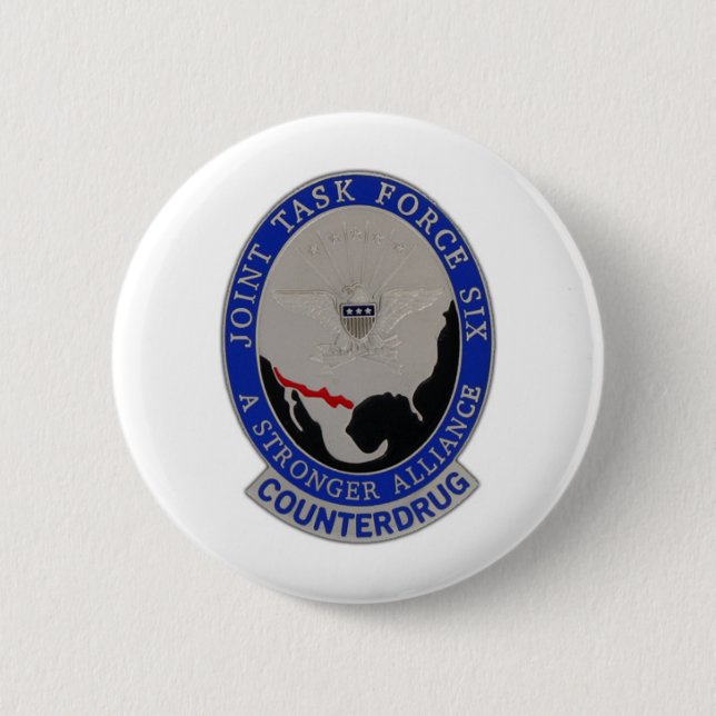 JOINT TASK FORCE 6 6 CM ROUND BADGE (Front)