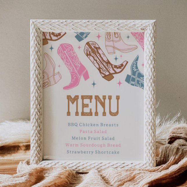 Joint Western Party Menu Sign (Creator Uploaded)