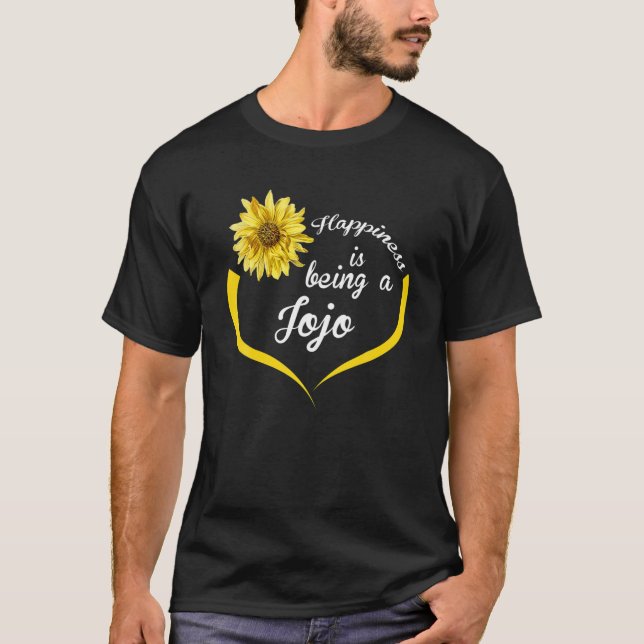 Jojo Gift: Happiness Is Being A Jojo T-Shirt (Front)