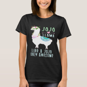 Jojollama Like A Jojo Only Awesome Llama Jojo T-Shirt