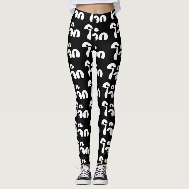 Jok (Thai Rice Porridge / Congee) Pun Wordplay Leggings (Front)