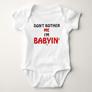 Joke about the tantrums of babies baby bodysuit