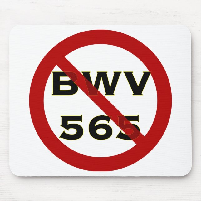 Joke Bach mousepad (Front)