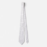 Joke tie for organists