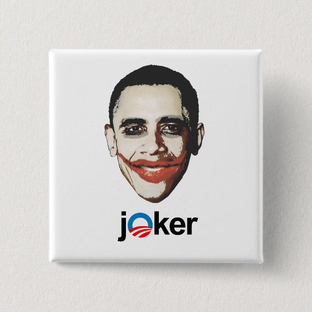 Joker 15 Cm Square Badge (Front)