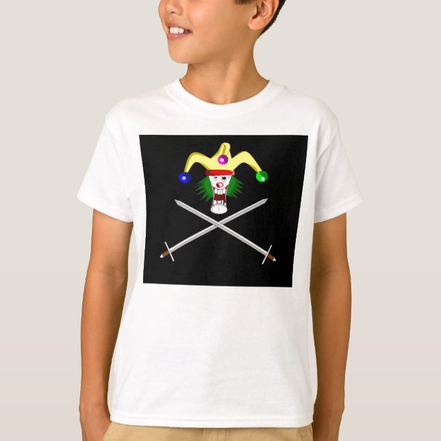 Joker and crossed swords T-Shirt (Front)