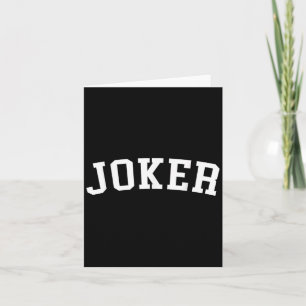 Joker  card