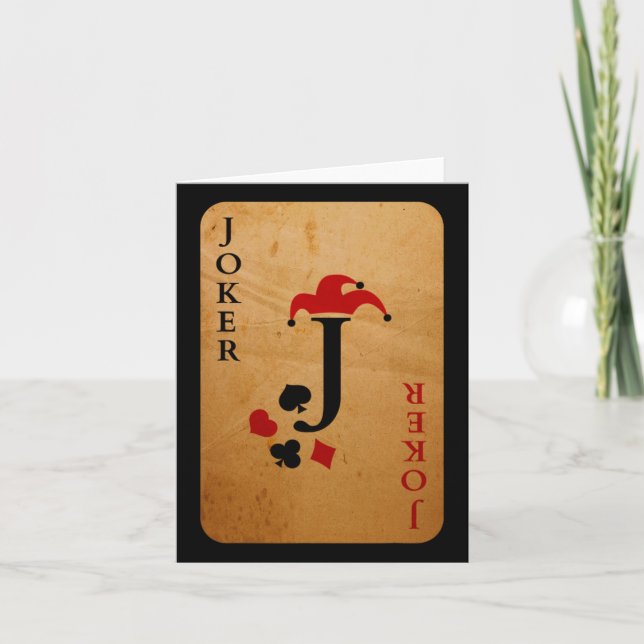Joker Card Costume Halloween Deck Of Cards  (Front)