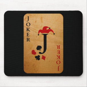Joker Card Costume Halloween Deck Of Cards Mouse Mat