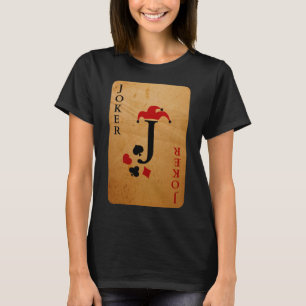 Joker Card Costume Halloween Deck Of Cards T-Shirt