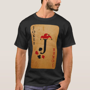 Joker Card Costume Halloween Deck of Cards T-Shirt