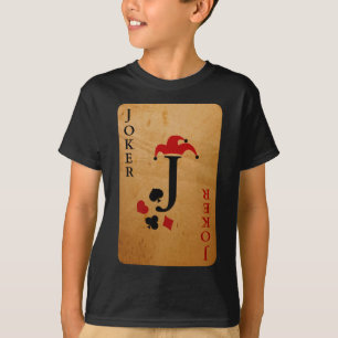 Joker Card Costume Halloween Deck Of Cards  T-Shirt