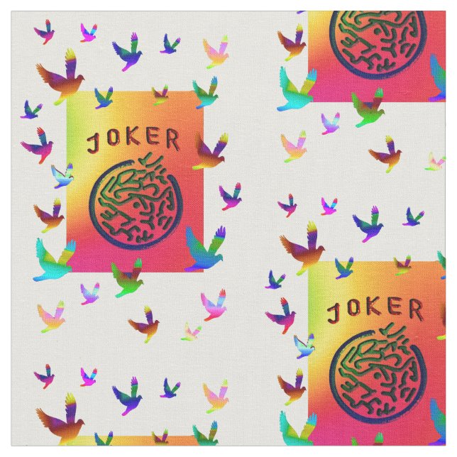 Joker Dreams Fabric (Close Up)