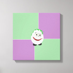 Joker Egg Wrapped Canvas