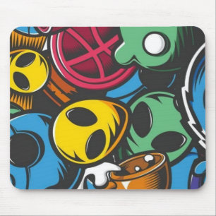 Joker Graffiti  Mouse Mat