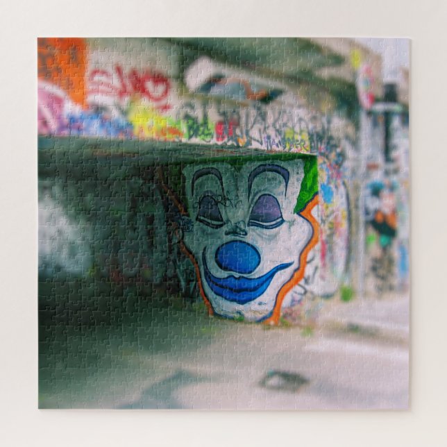 Joker Graffiti -Street Art - 20x20 -676 pc Jigsaw Puzzle (Vertical)