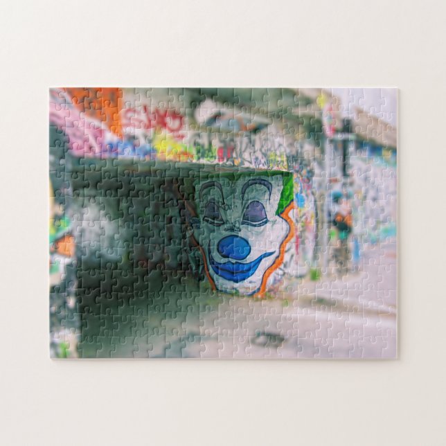 Joker Graffiti -Street Art -Milan - 11x14 -252 pc Jigsaw Puzzle (Horizontal)