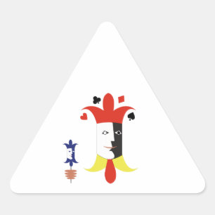 Joker Heads Triangle Sticker