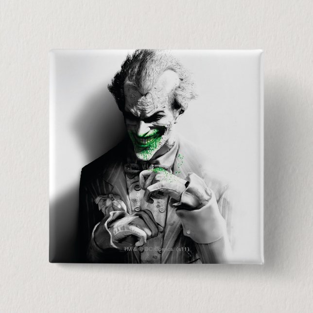Joker Key Art 15 Cm Square Badge (Front)