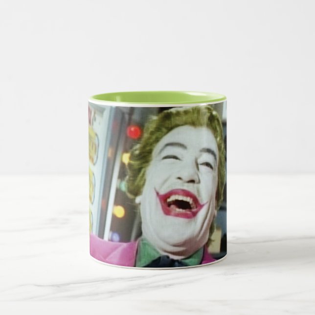 Joker - Laughing 4 Two-Tone Coffee Mug (Center)