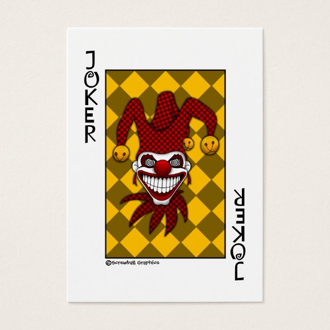 Joker Playing Card (Revised) (Front)