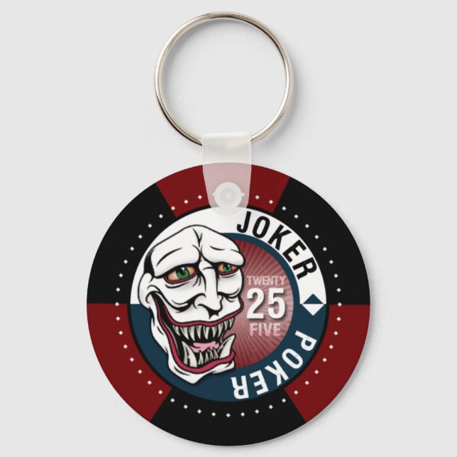 Joker Poker Keychain (Front)