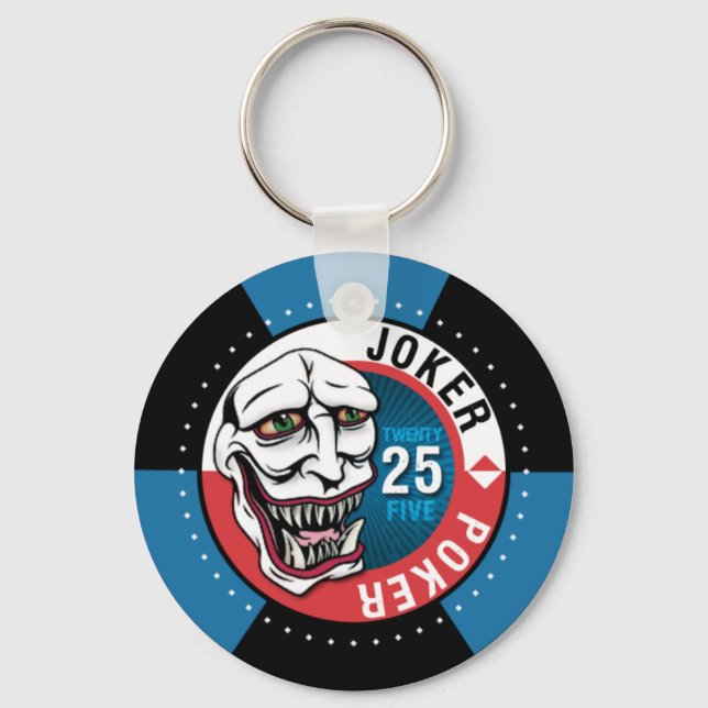 Joker Poker Keychain (Front)