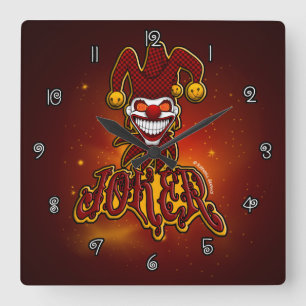 Joker Square Wall Clock