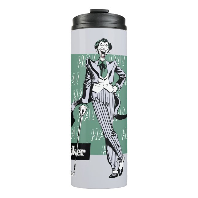 Joker With Golf Club Thermal Tumbler (Front)