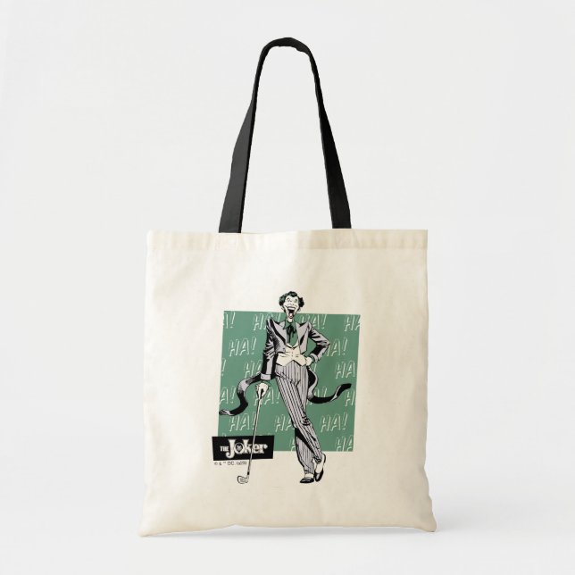 Joker With Golf Club Tote Bag (Front)
