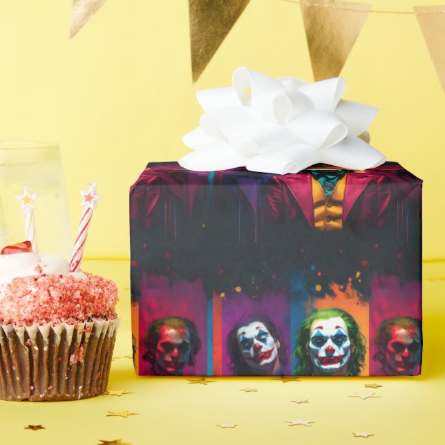 Joker Wrapping Paper (Birthday Party)