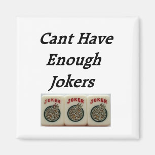JOKERS IN MAH-JONGG MAGNET