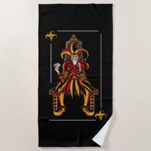Jokers Wild Beach Towel