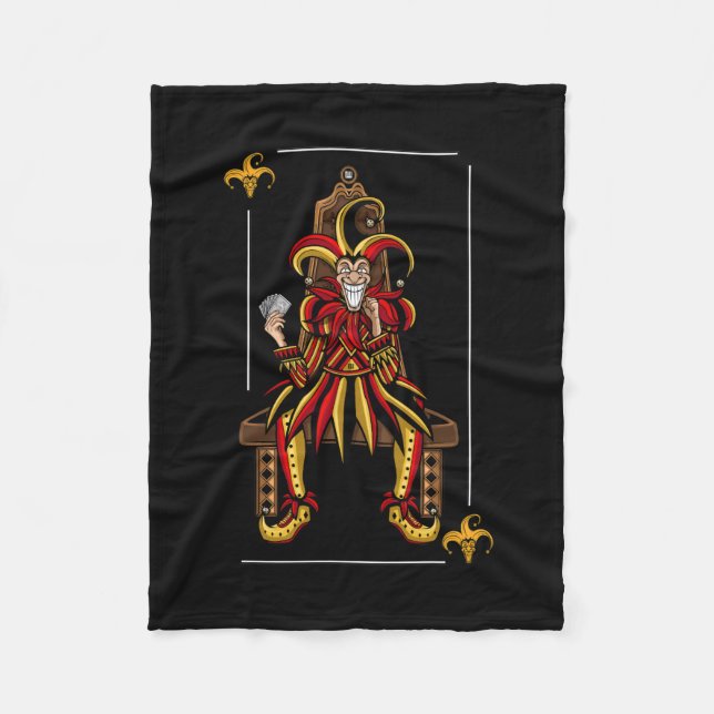 Jokers Wild Fleece Blanket (Front)
