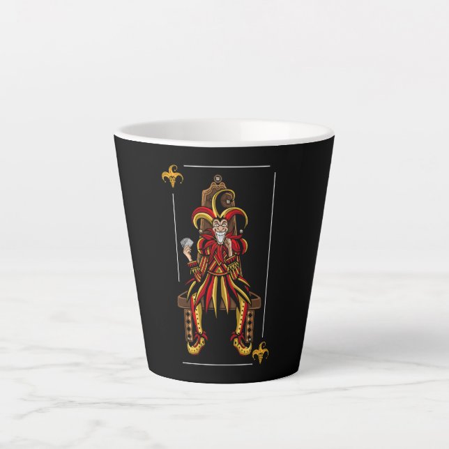 Jokers Wild Latte Mug (Front)