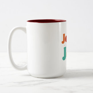 Jokes for Jets Two-Tone Coffee Mug