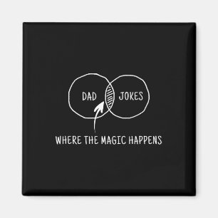 Jokes Where The Magic Happens 1 Magnet