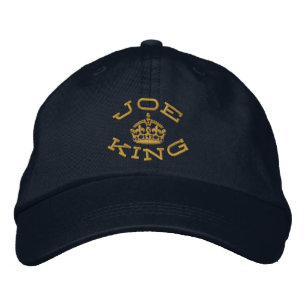 Joking on Keep Calm Crown Embroidered Hat