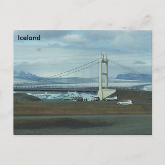 Jökulsárlón glacial lagoon, South East Iceland (A) Postcard
