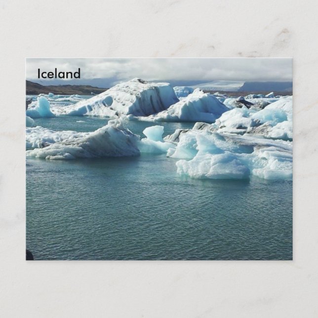Jökulsárlón Glacier Lagoon, Southeast Iceland Postcard (Front)