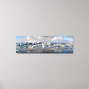 Jokulsarlon glacier lake in Iceland canvas print