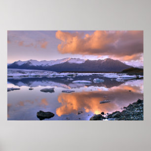 Jokulsarlon Lake Iceland Poster
