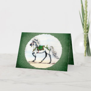 Jol Christmas Icelandic Horse Card