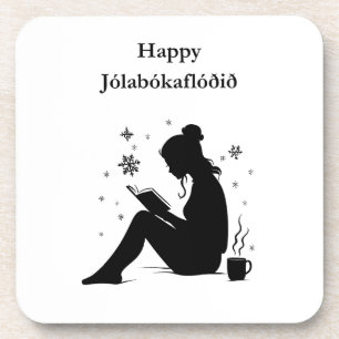 Jolabokaflod - Iceland Book Flood Coaster