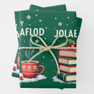 Jolabokaflod - Iceland Book Flood Wrapping Paper Sheet