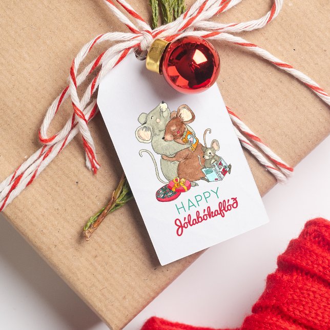 Jolabokaflod Mice Gift Tags (Creator Uploaded)