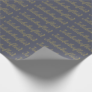 Jólabókaflóð Slate Grey Christmas Book Flood Wrapping Paper